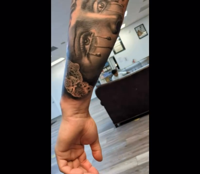 Tattoo by @buddytattoo24 — realism, black_and_grey