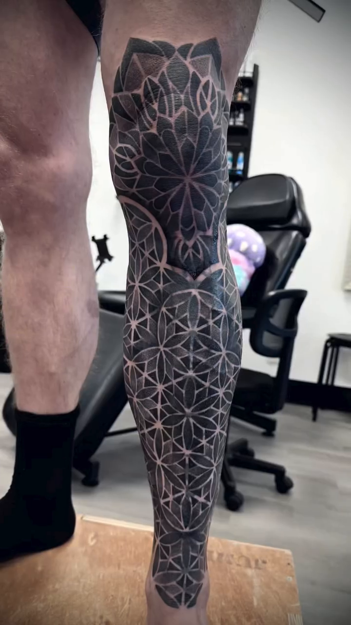 Tattoo by @jc_tats โ geometric, blackwork