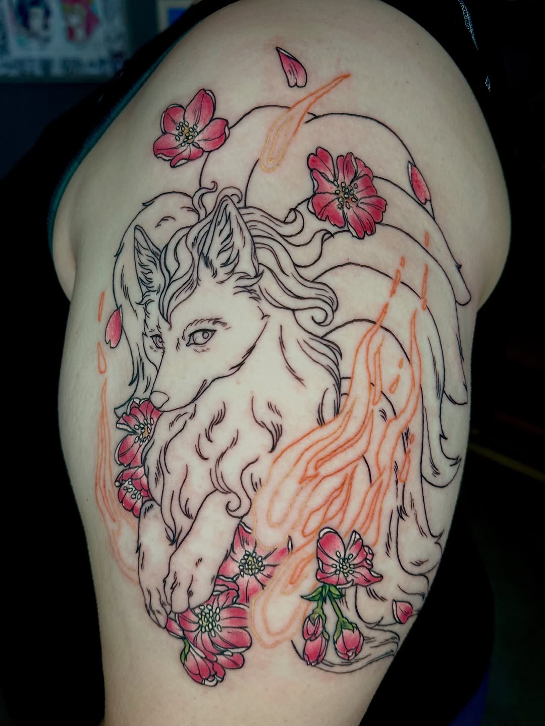 Tattoo by @raerae.tattoos โ japanese_irezumi, fine_line