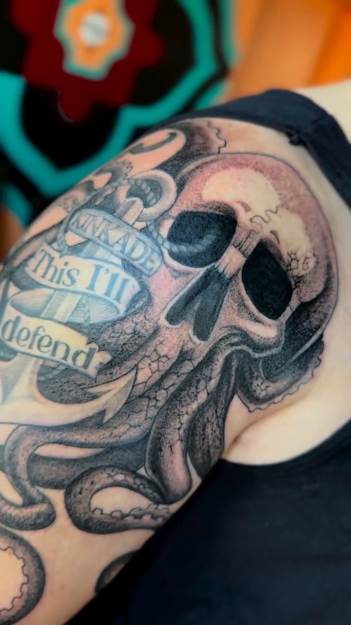 Tattoo by @samm.tatts — black_and_grey, realism