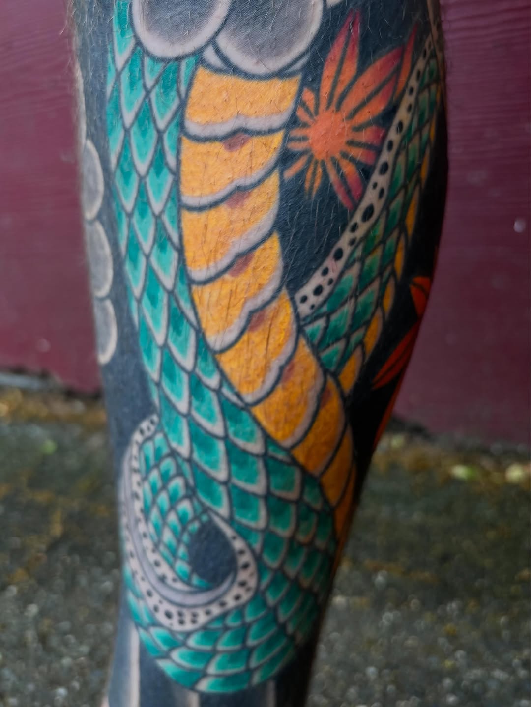 Tattoo by @ajoynerart — japanese_irezumi, blackwork
