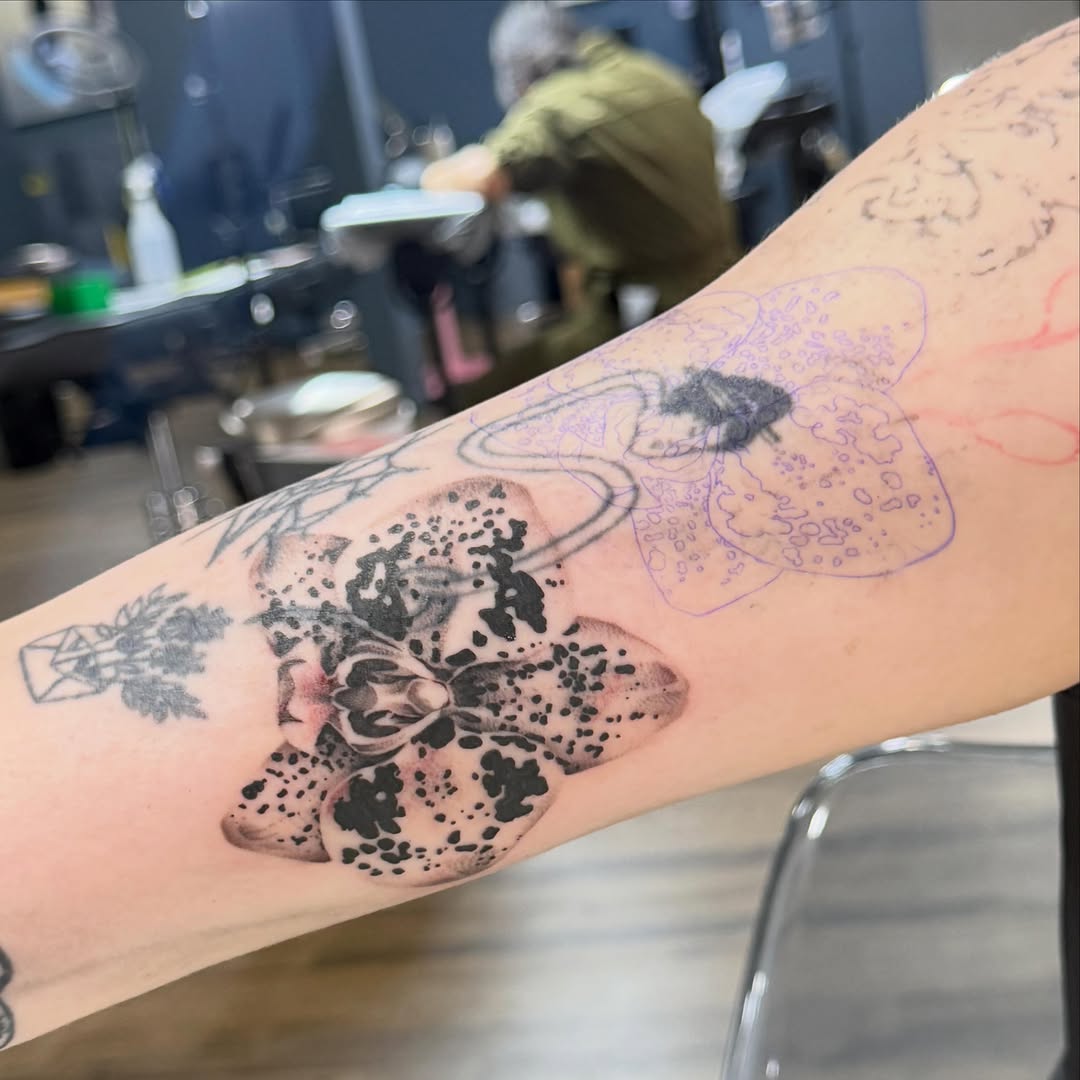 Tattoo by @tatxjoy — realism, black_and_grey