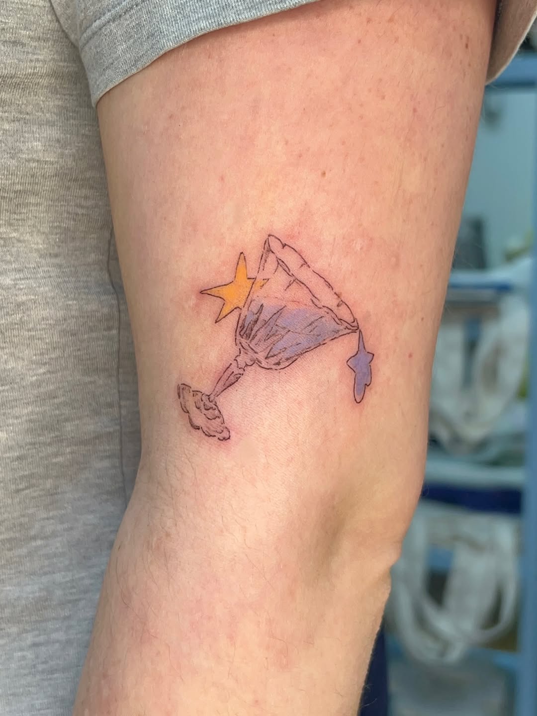 Tattoo by @rainfrog.gg — illustrative, fine_line
