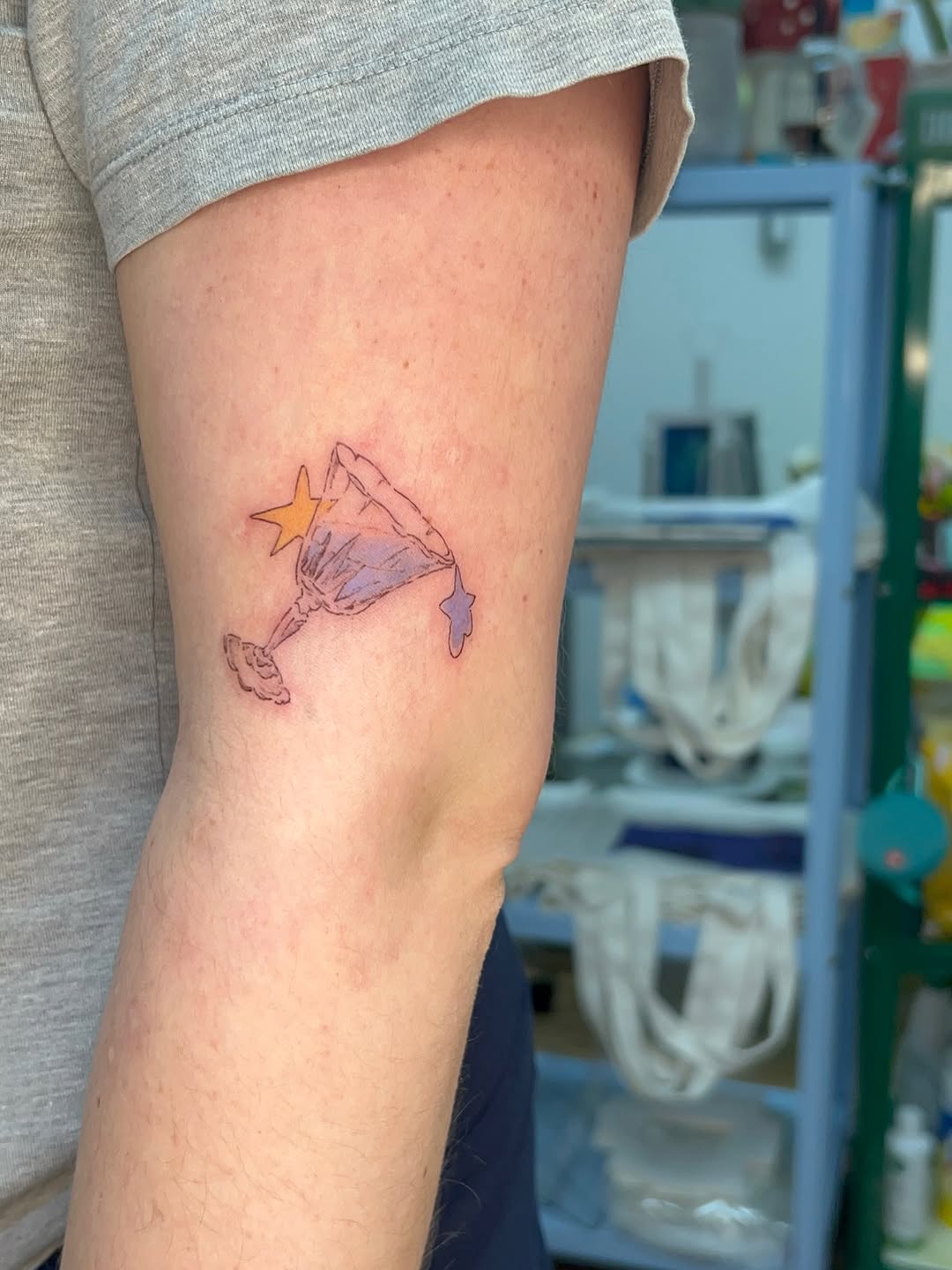Tattoo by @rainfrog.gg — illustrative, fine_line