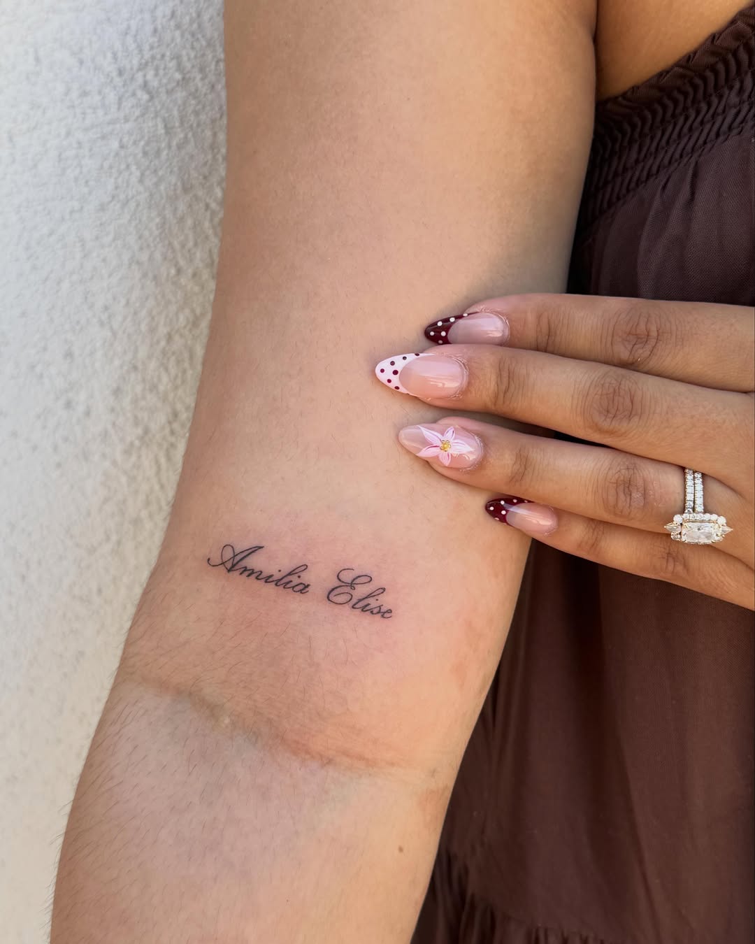 Tattoo by @amariisonn — fine_line, lettering_script
