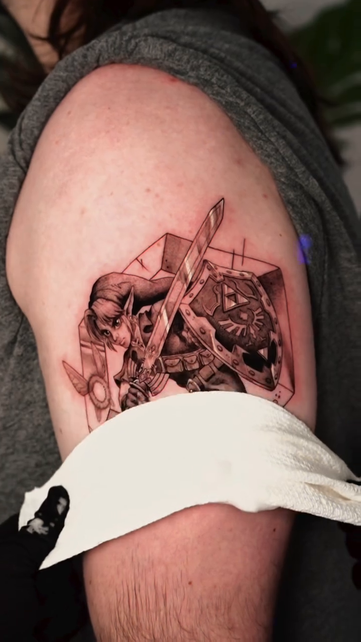 Tattoo by @nathan_inkk — black_and_grey