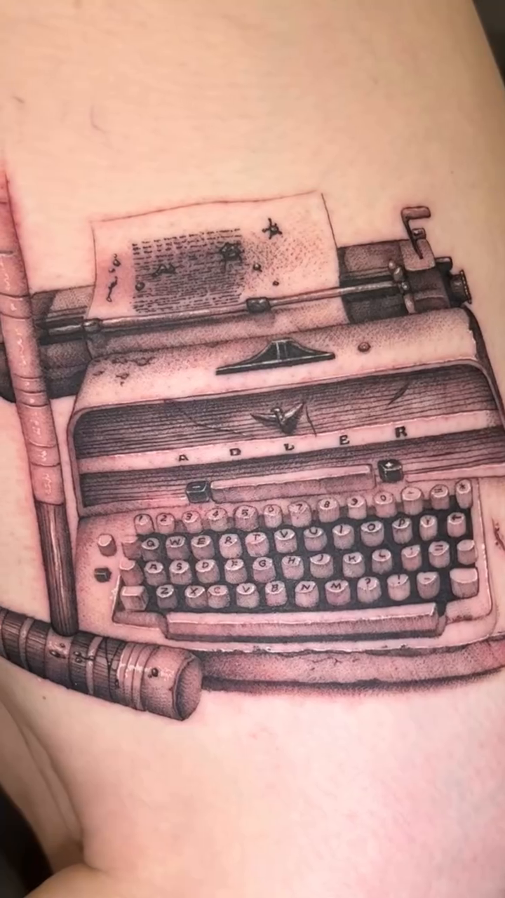 Tattoo by @_electricyeti_ — black_and_grey, realism