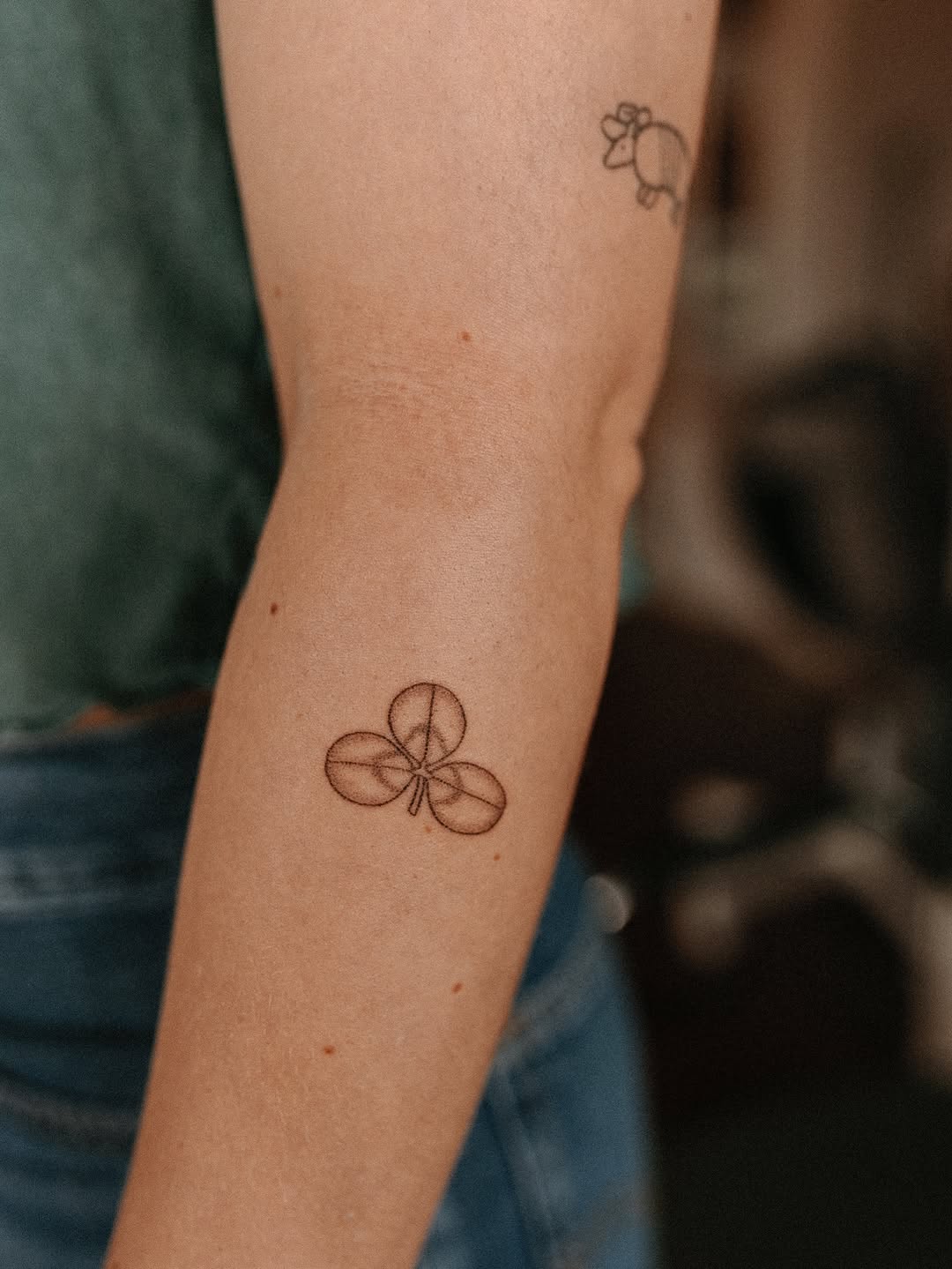 Tattoo by @spicy_pokes — fine_line, dotwork