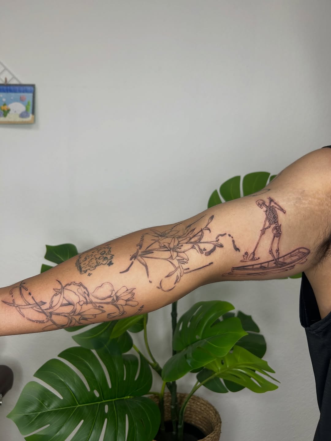 Tattoo by @xsinner___ — illustrative, black_and_grey