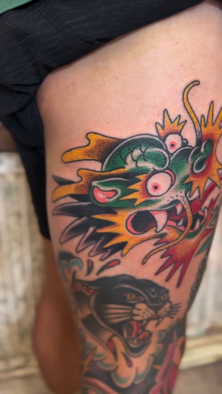 Tattoo by @ryanwillardtattoo — american_traditional, japanese_irezumi