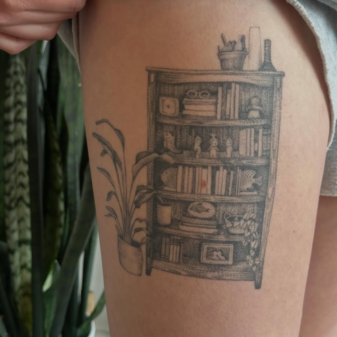 Tattoo by @scaktats โ black_and_grey