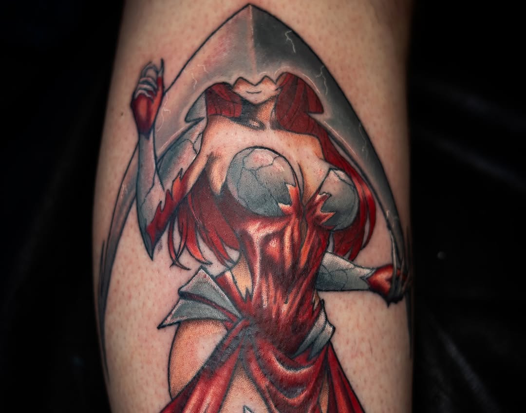 Tattoo by @cazztro.tattoo โ new_school, anime