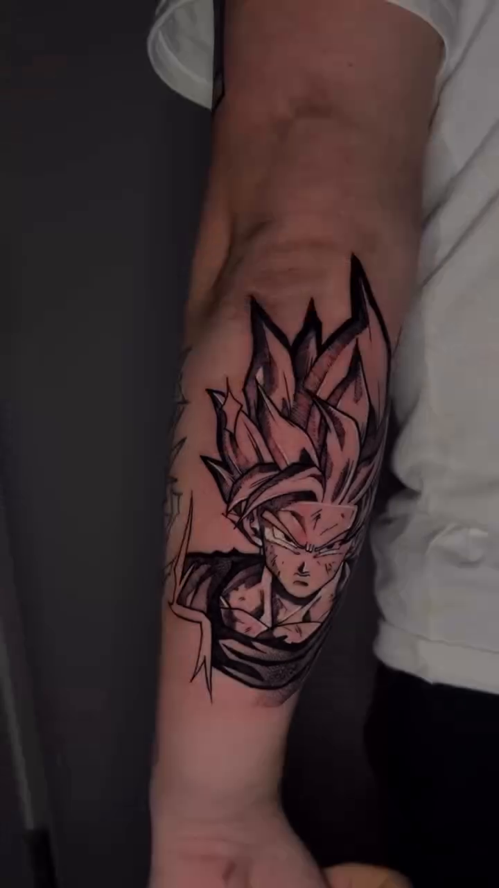 Tattoo by @payasoink402 — anime
