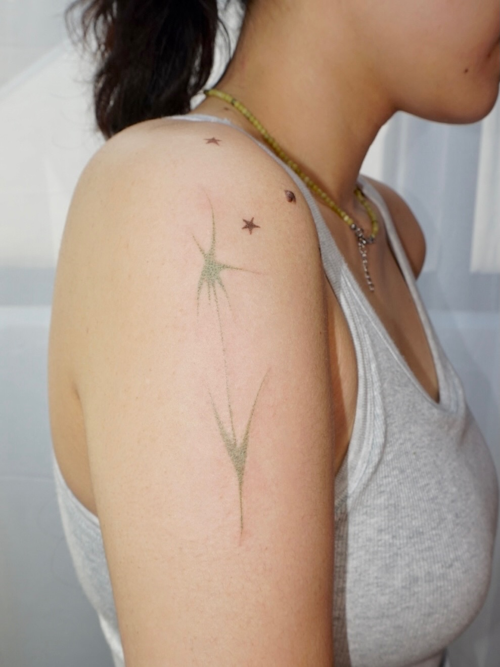 Tattoo by @grnplumr — minimalist, fine_line