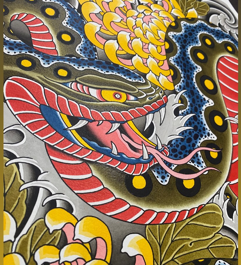 Tattoo by @snakedaggerose — japanese_irezumi