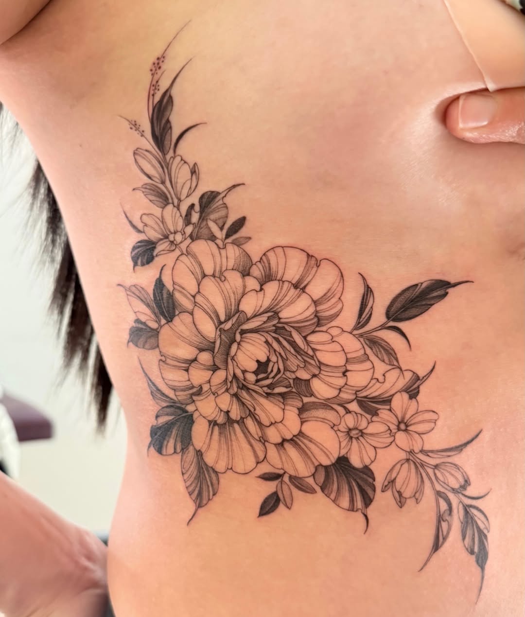 Tattoo by @trixiehg.tattoo — illustrative, black_and_grey