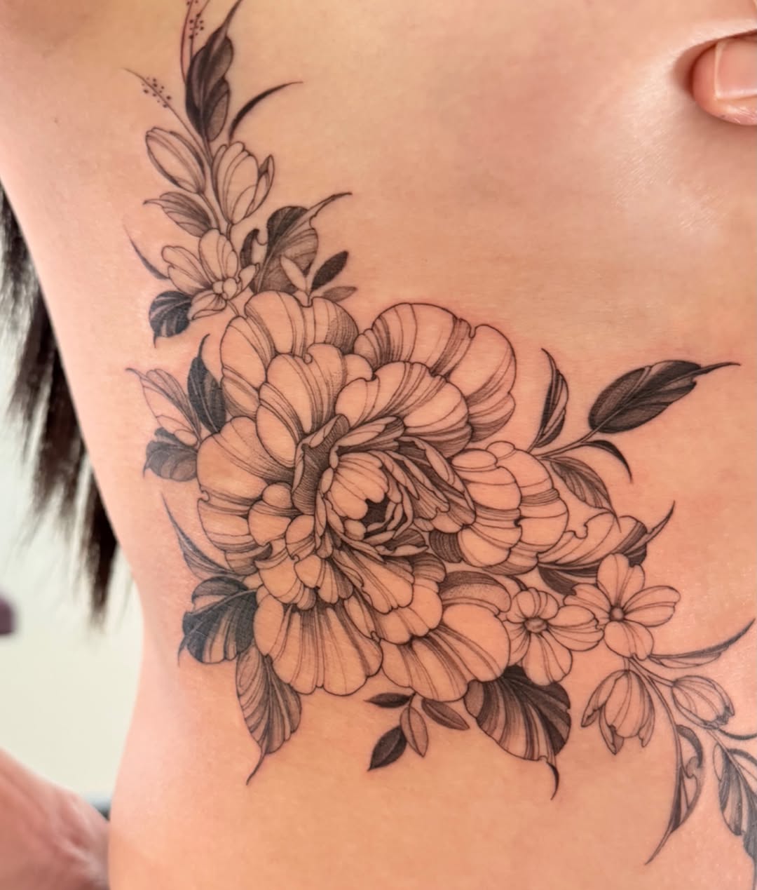 Tattoo by @trixiehg.tattoo — illustrative, black_and_grey