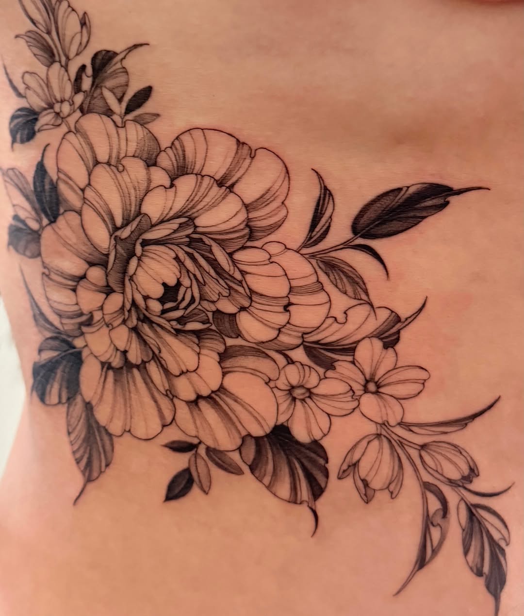 Tattoo by @trixiehg.tattoo — illustrative, black_and_grey