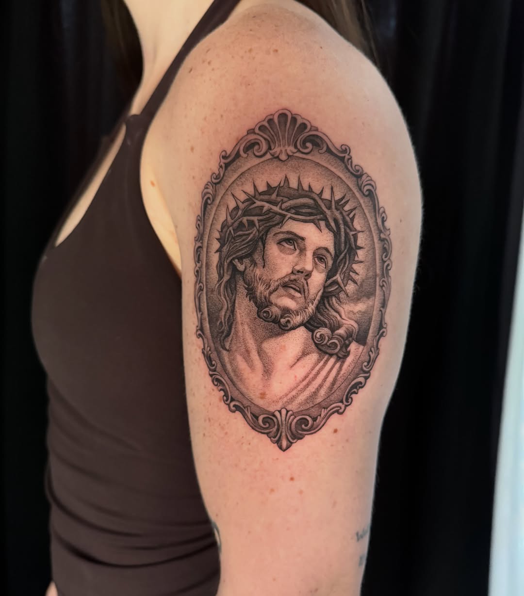 Tattoo by @deadmess — realism, black_and_grey