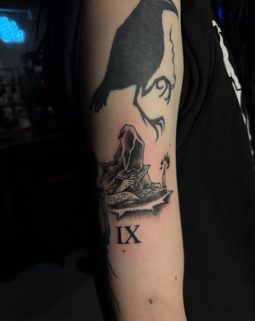 Tattoo by @shipcartel — black_and_grey