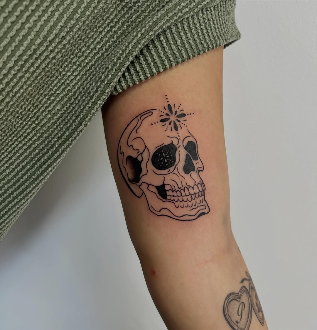 Tattoo by @presley.tattoos — illustrative, black_and_grey