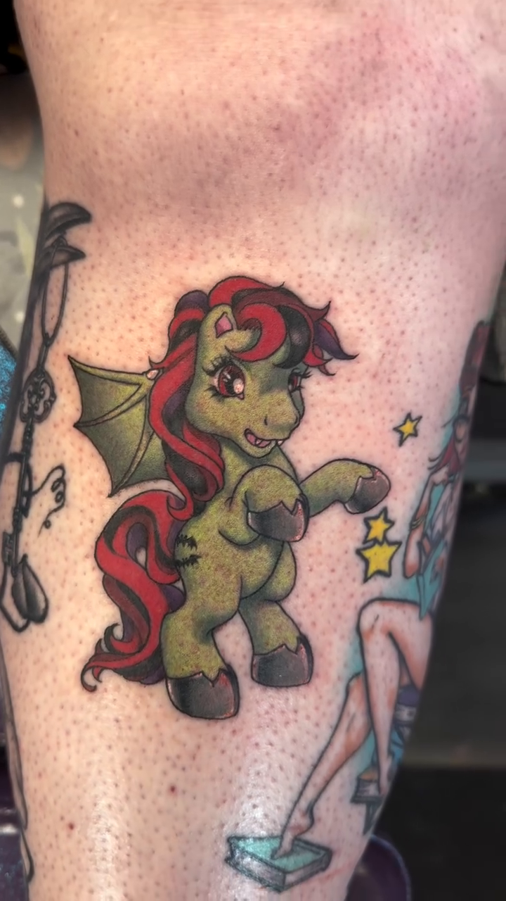Tattoo by @maxxkellytattoos — new_school
