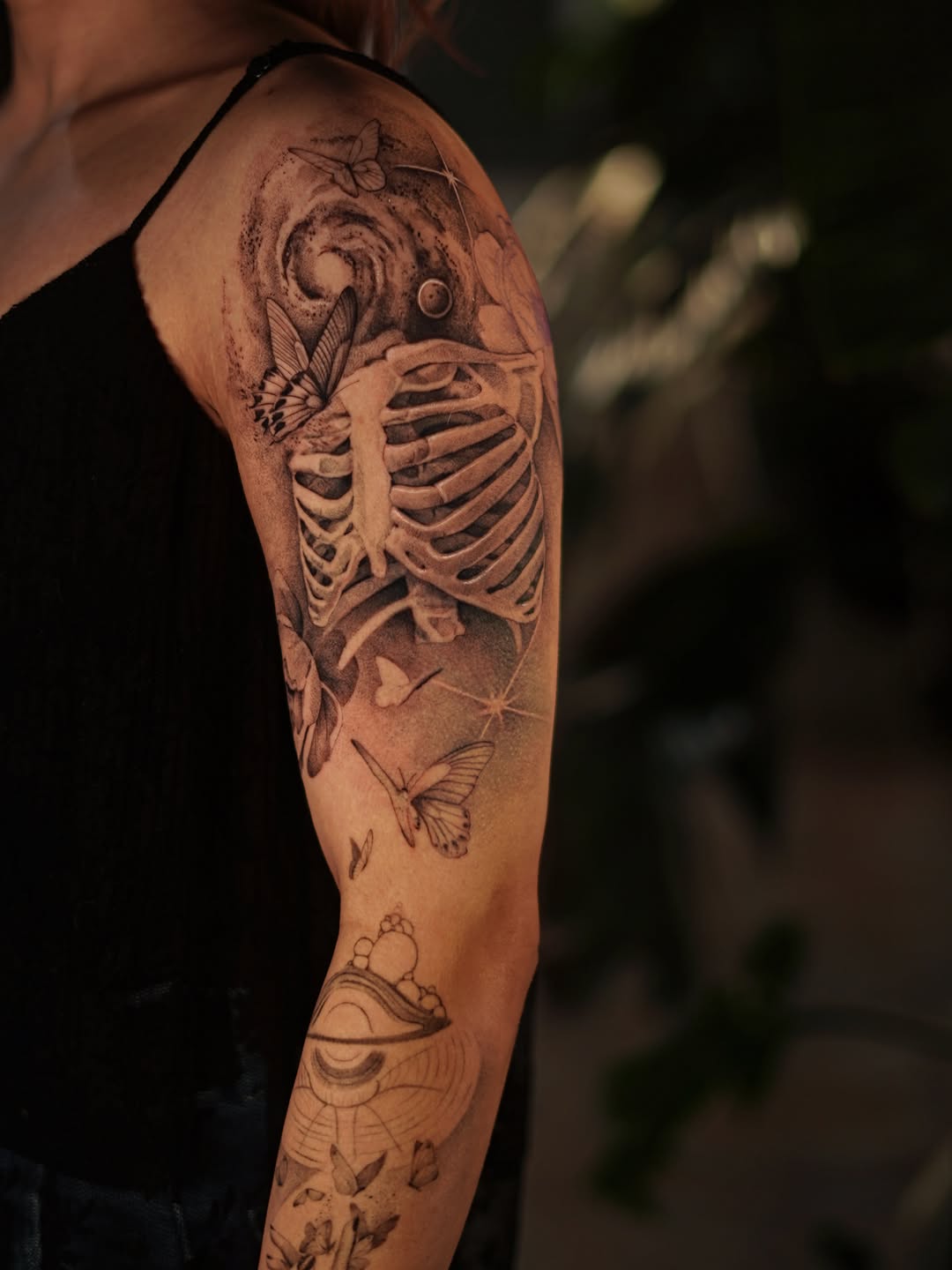 Tattoo by @artworkbykeely โ black_and_grey, illustrative