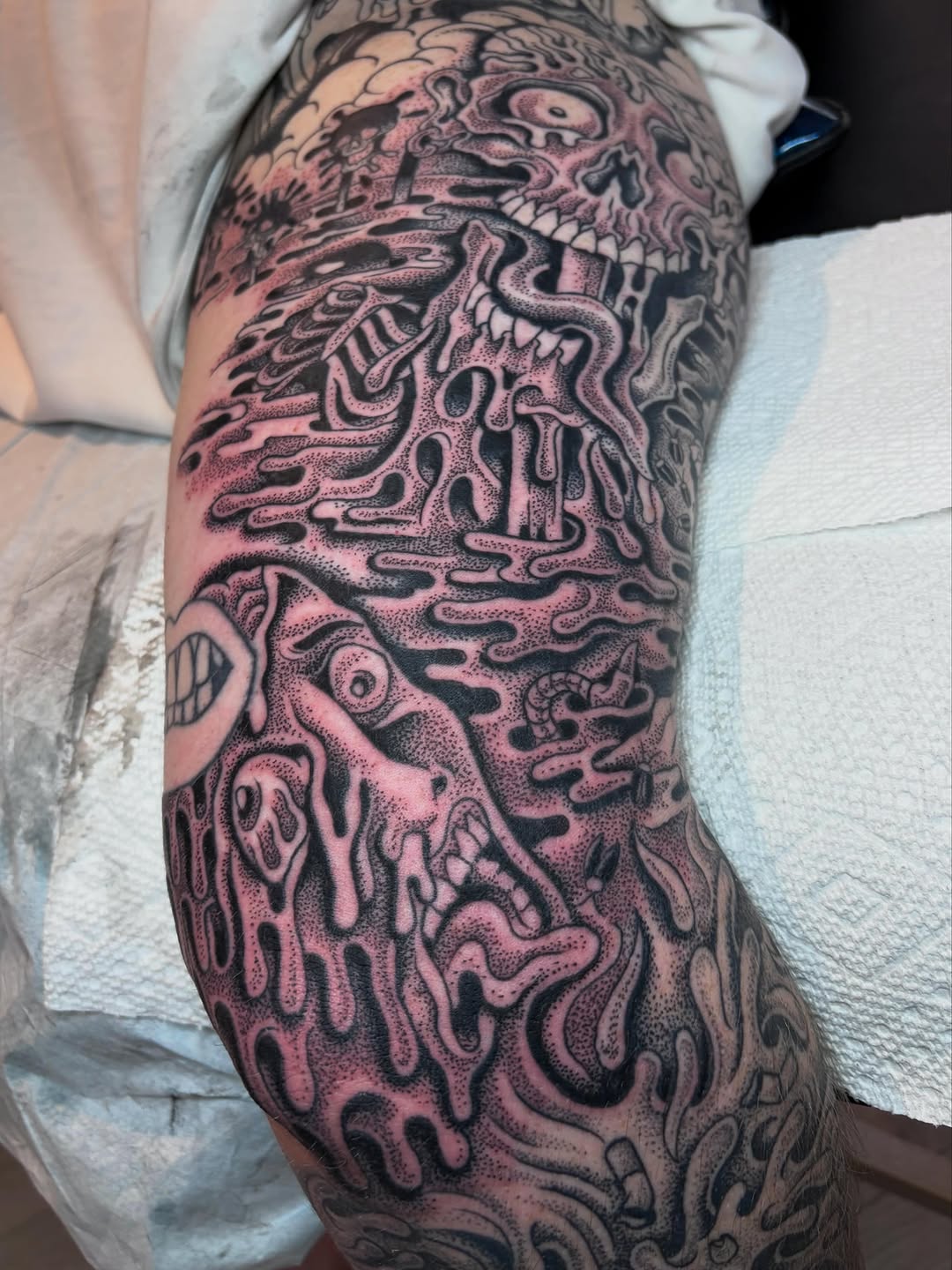 Tattoo by @evilnemec — dark_realism, dotwork