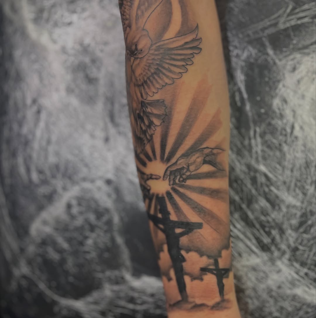 Tattoo by @ram_tat2 — black_and_grey, realism