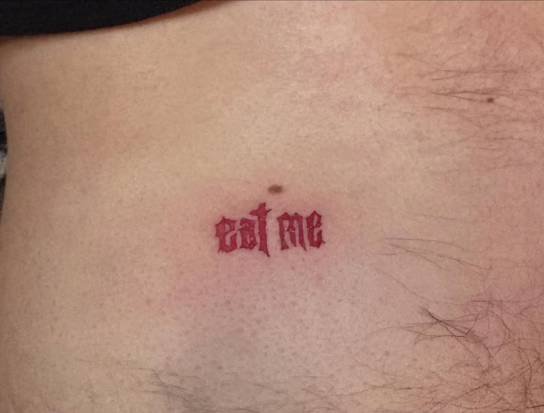 Tattoo by @radioactivewastemachine — lettering_script