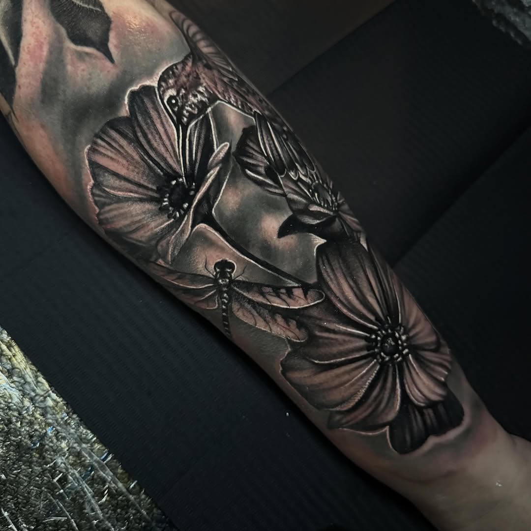 Tattoo by @kat_tattooer โ realism, black_and_grey