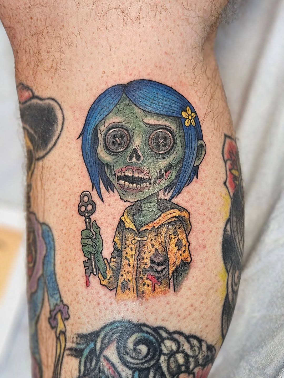 Tattoo by @jordanna_pearl — new_school, dark_realism