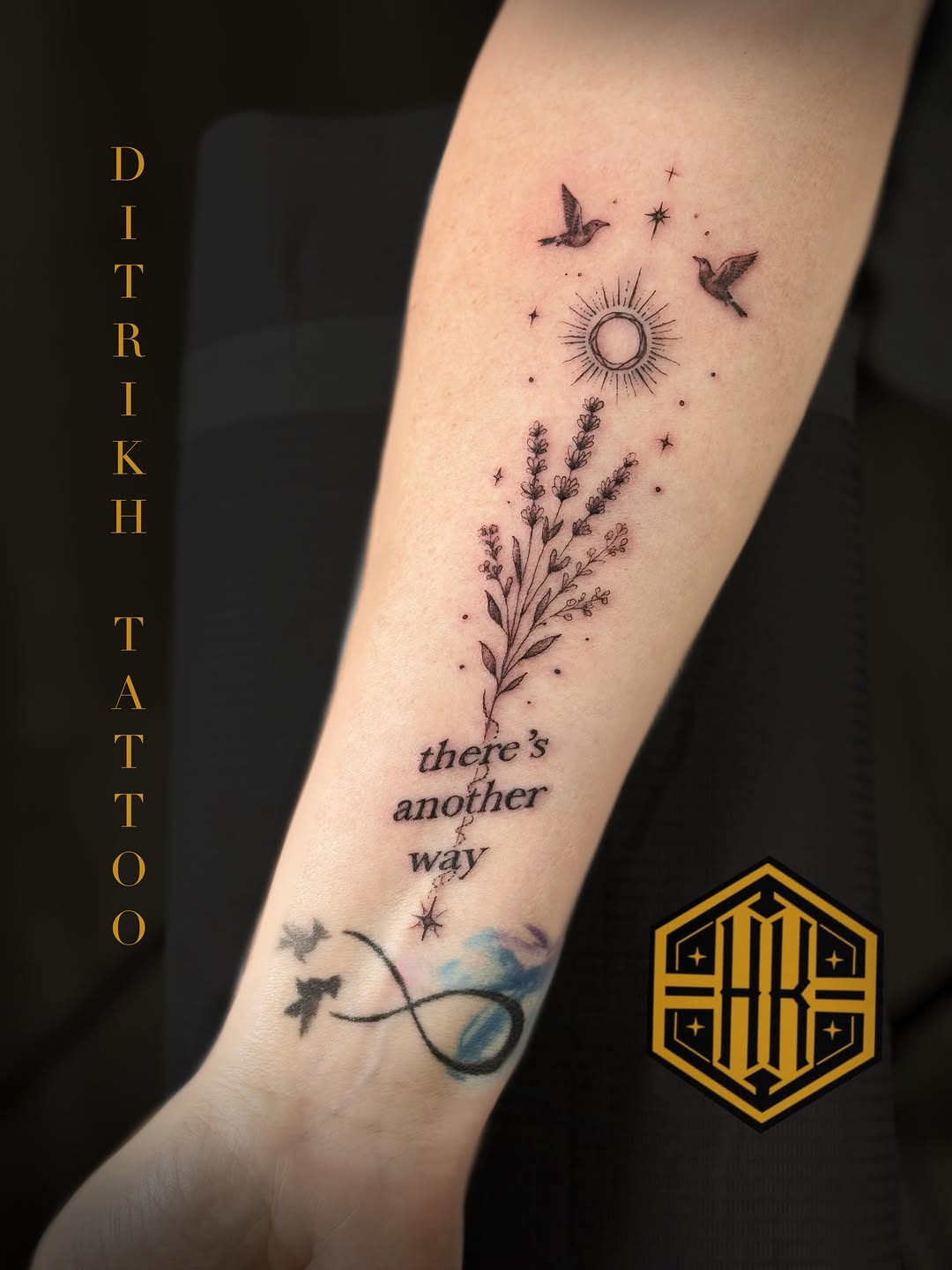 Tattoo by @ditrikh_tattoo — fine_line, lettering_script