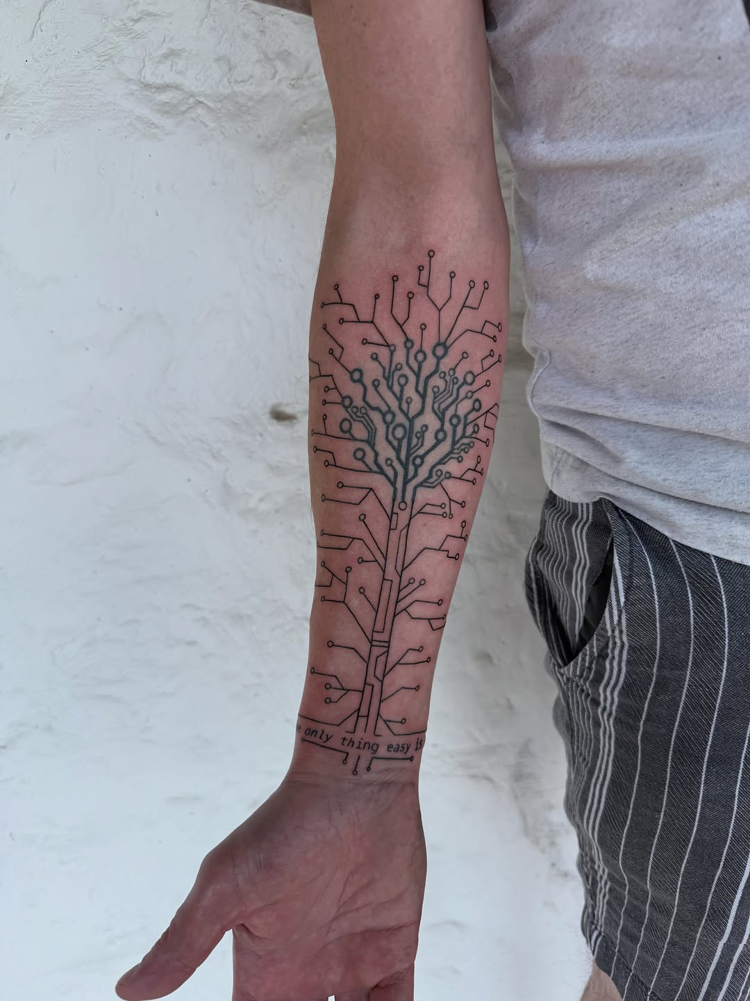 Tattoo by @manuinkatx — fine_line