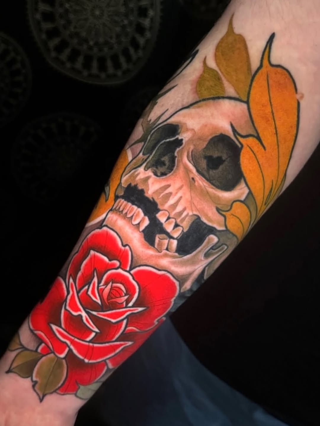 Tattoo by @julioferrerart — american_traditional, realism