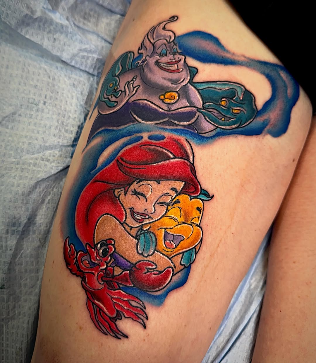 Tattoo by @electricladyink โ anime, new_school