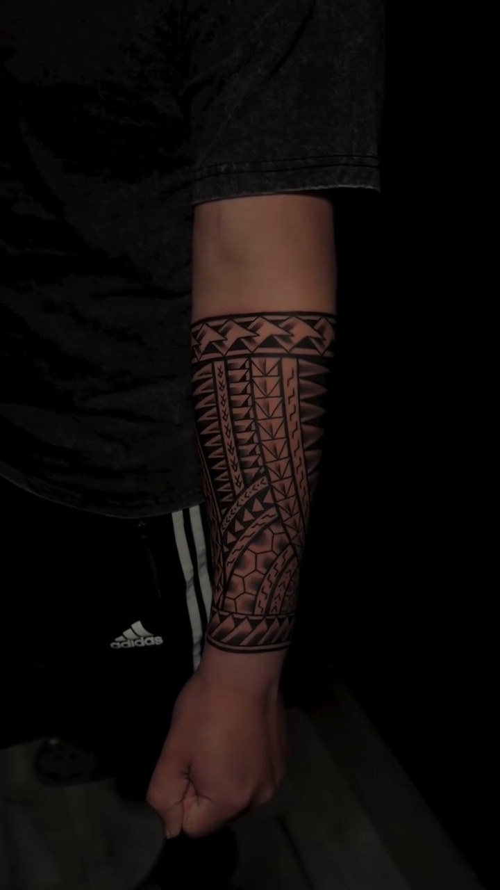Tattoo by @alexinkmiami — tribal, geometric