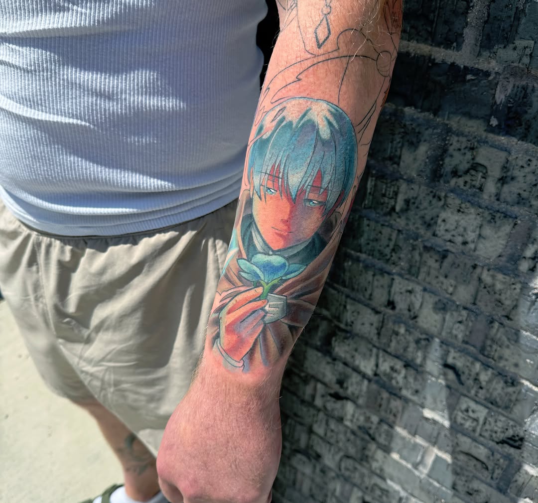 Tattoo by @booradleey — anime, realism