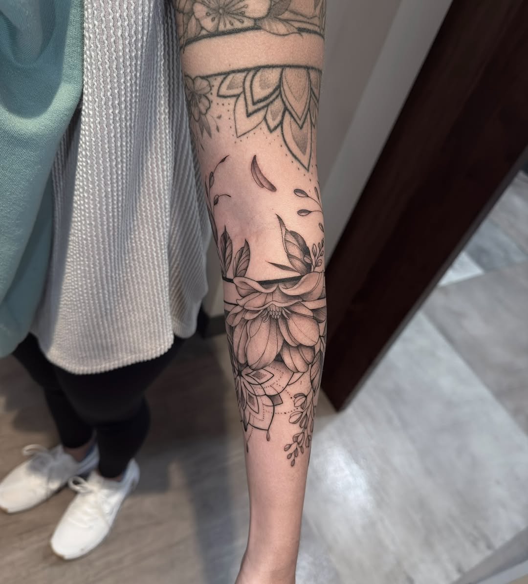 Tattoo by @mkltattoos — black_and_grey