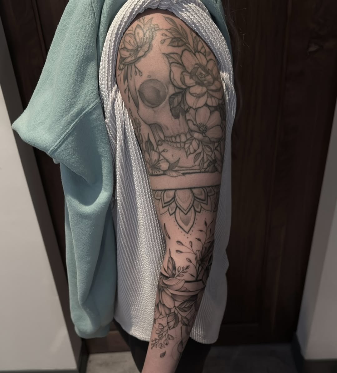 Tattoo by @mkltattoos — black_and_grey
