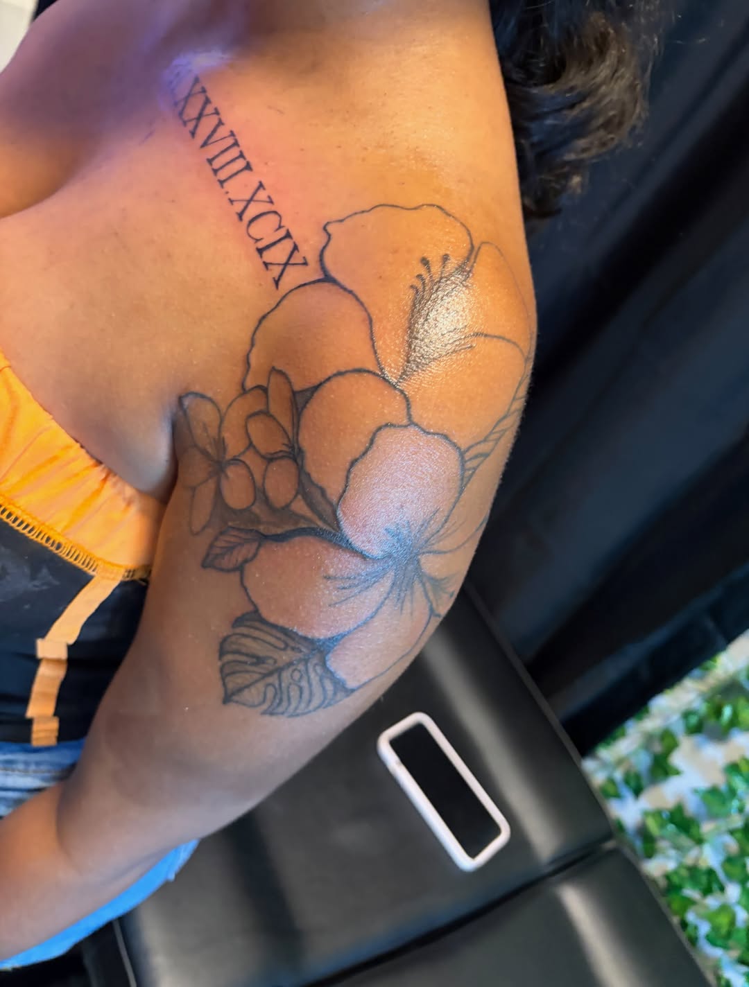 Tattoo by @_the876kid_ โ lettering_script