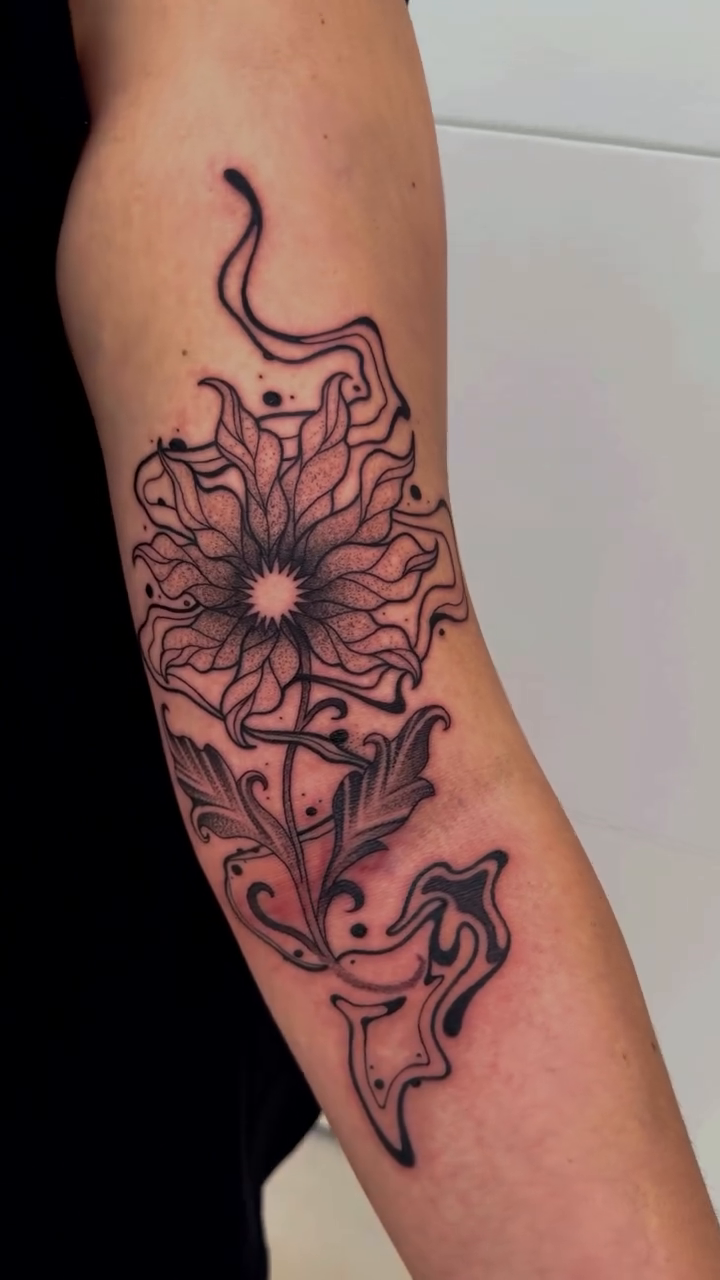 Tattoo by @tatted_taco — fine_line, ornamental