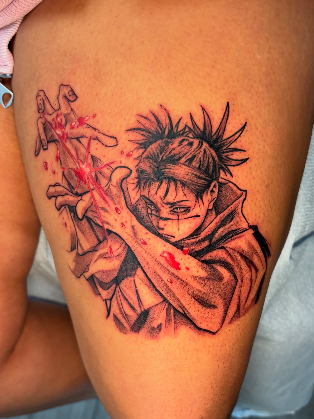 Tattoo by @seibastattoos — illustrative, anime