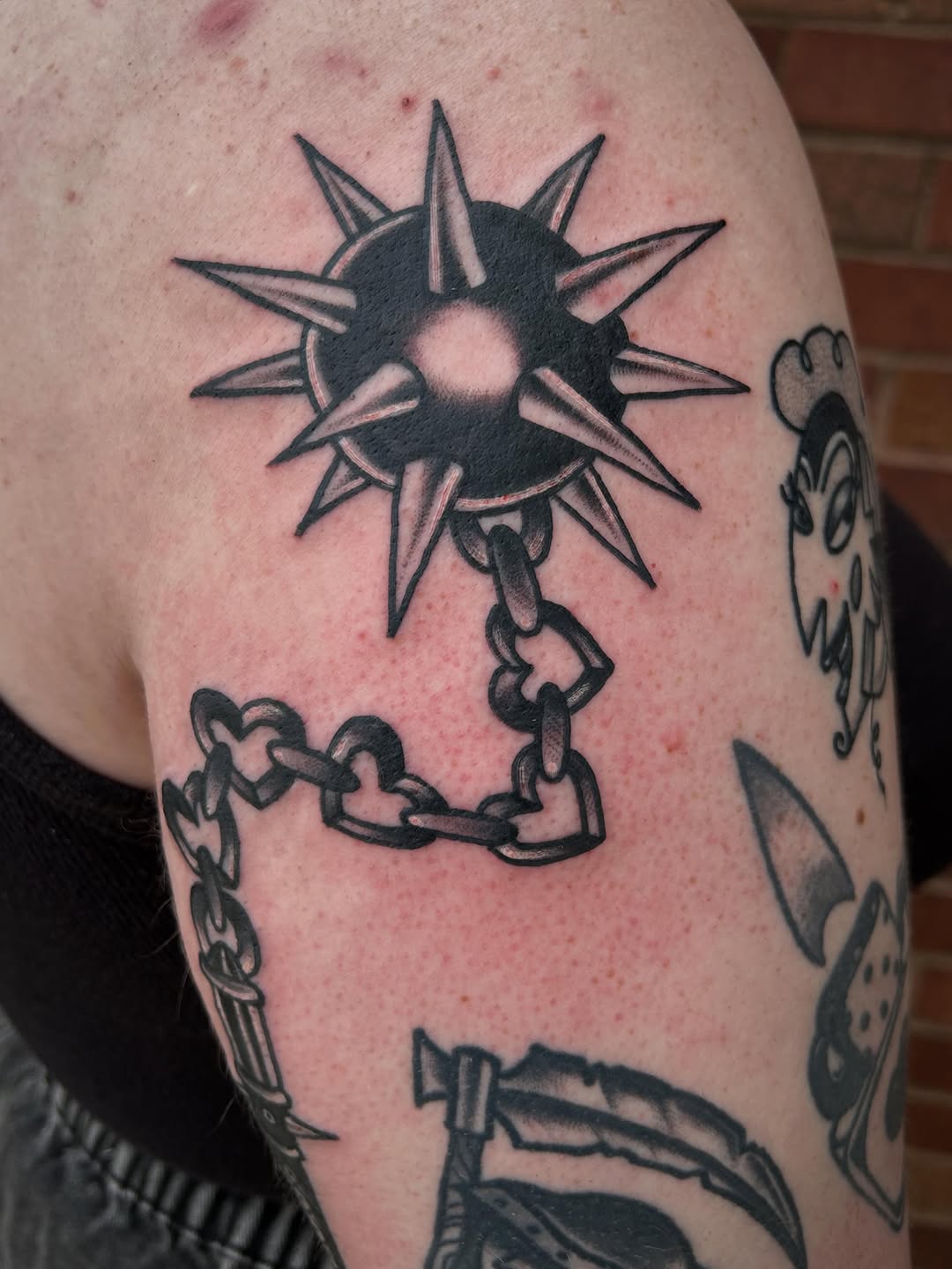 Tattoo by @asecularhazer — american_traditional, illustrative