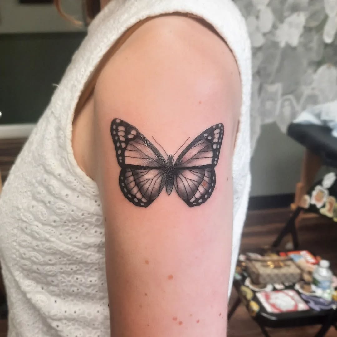 Tattoo by @k8carley_tattoos โ black_and_grey, realism