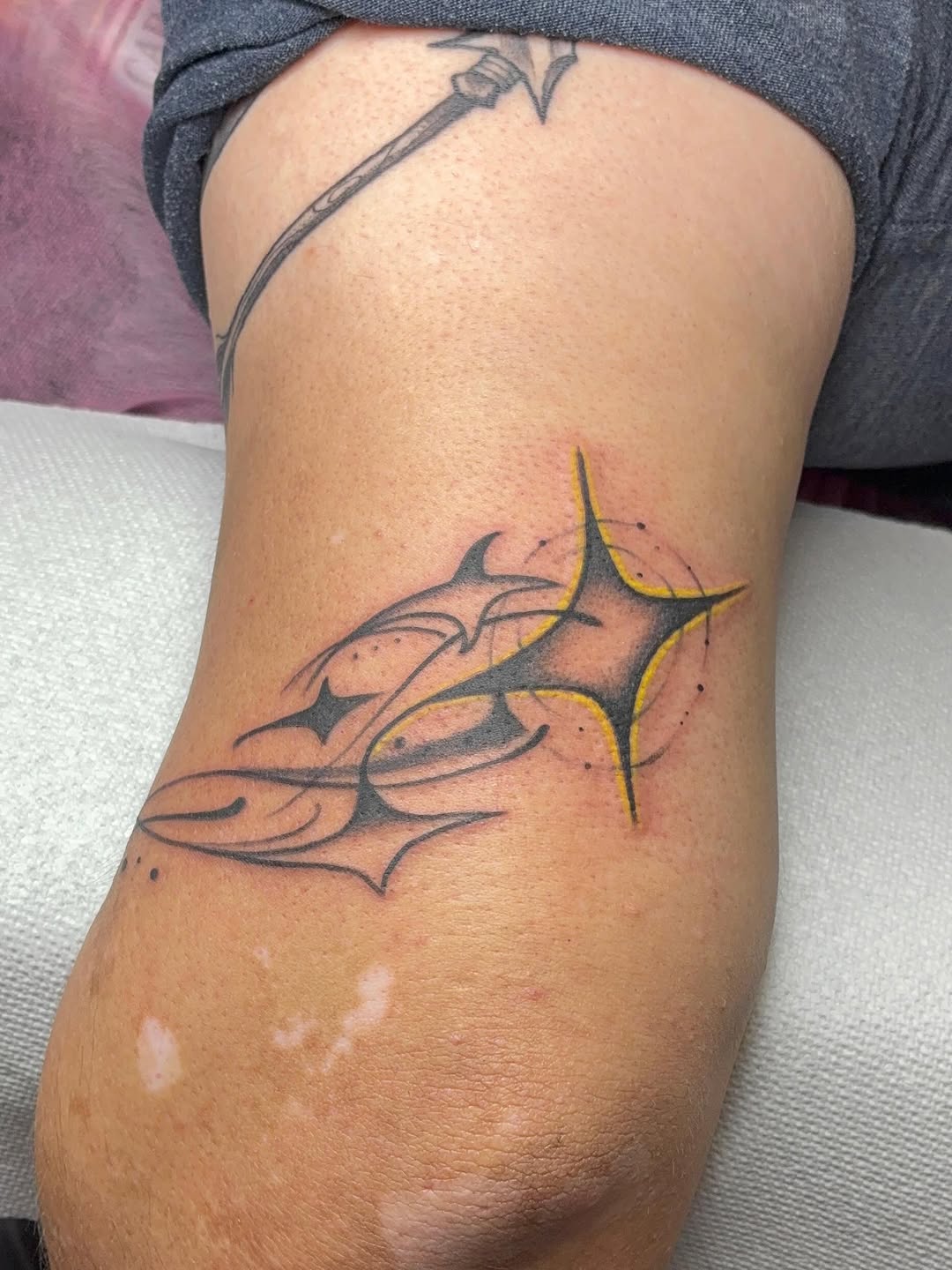Tattoo by @pebbles.iv — blackwork, ornamental