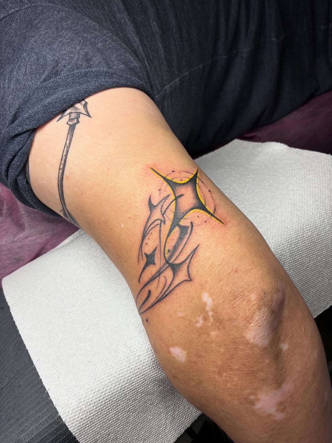 Tattoo by @pebbles.iv — blackwork, ornamental
