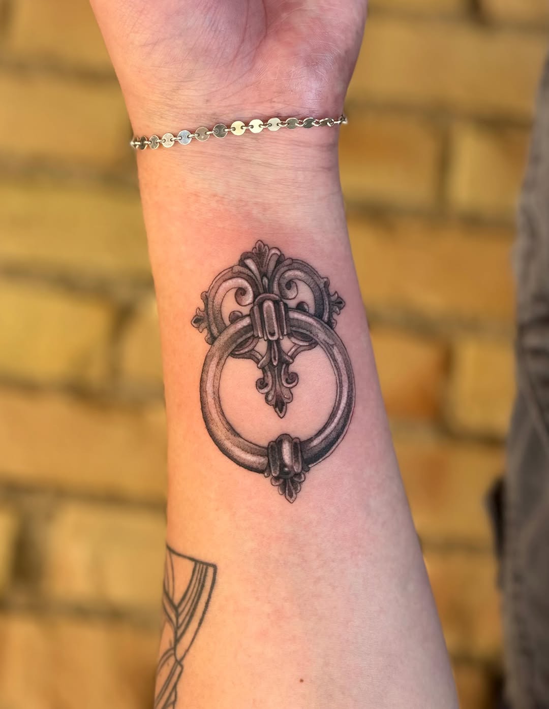 Tattoo by @onlyslightlyartistic โ black_and_grey, ornamental
