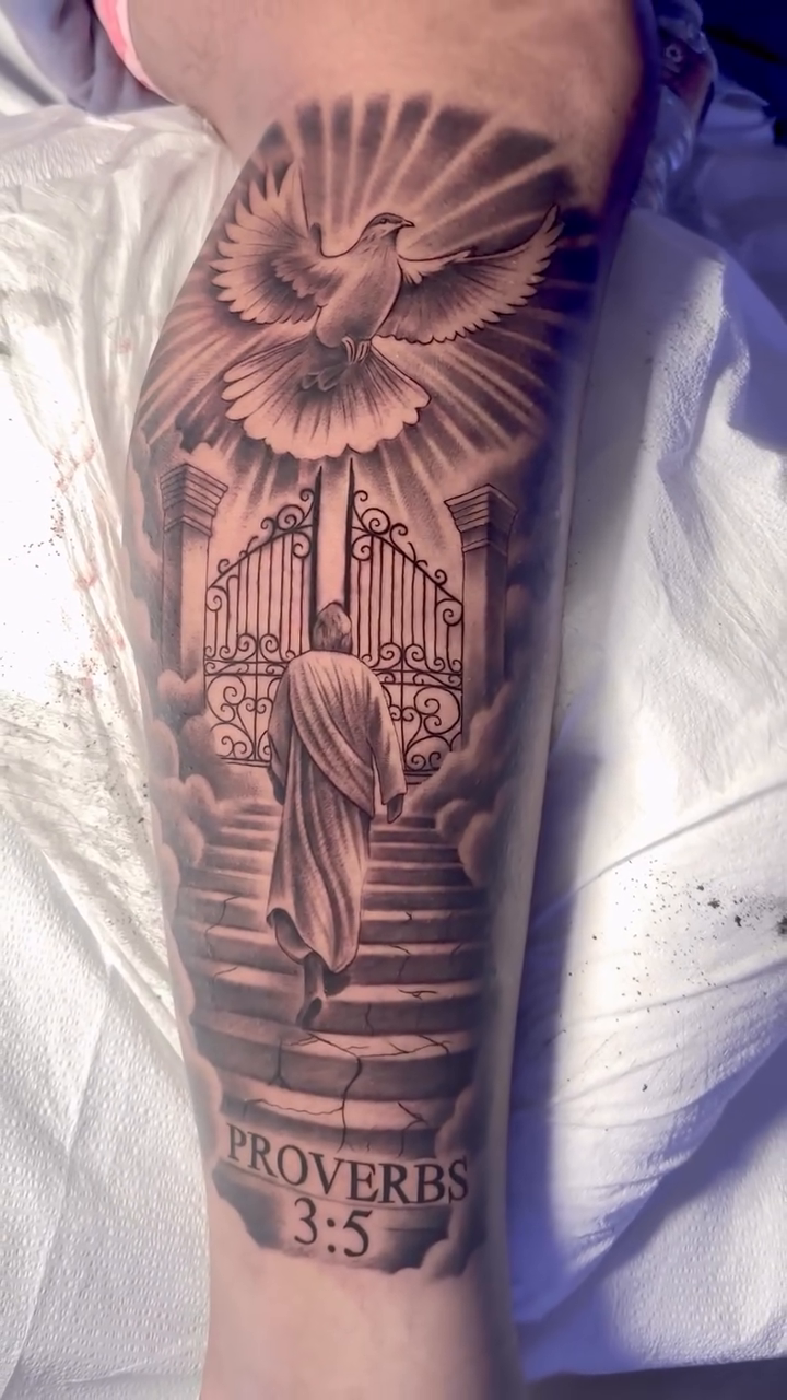 Tattoo by @artfabn โ realism, black_and_grey