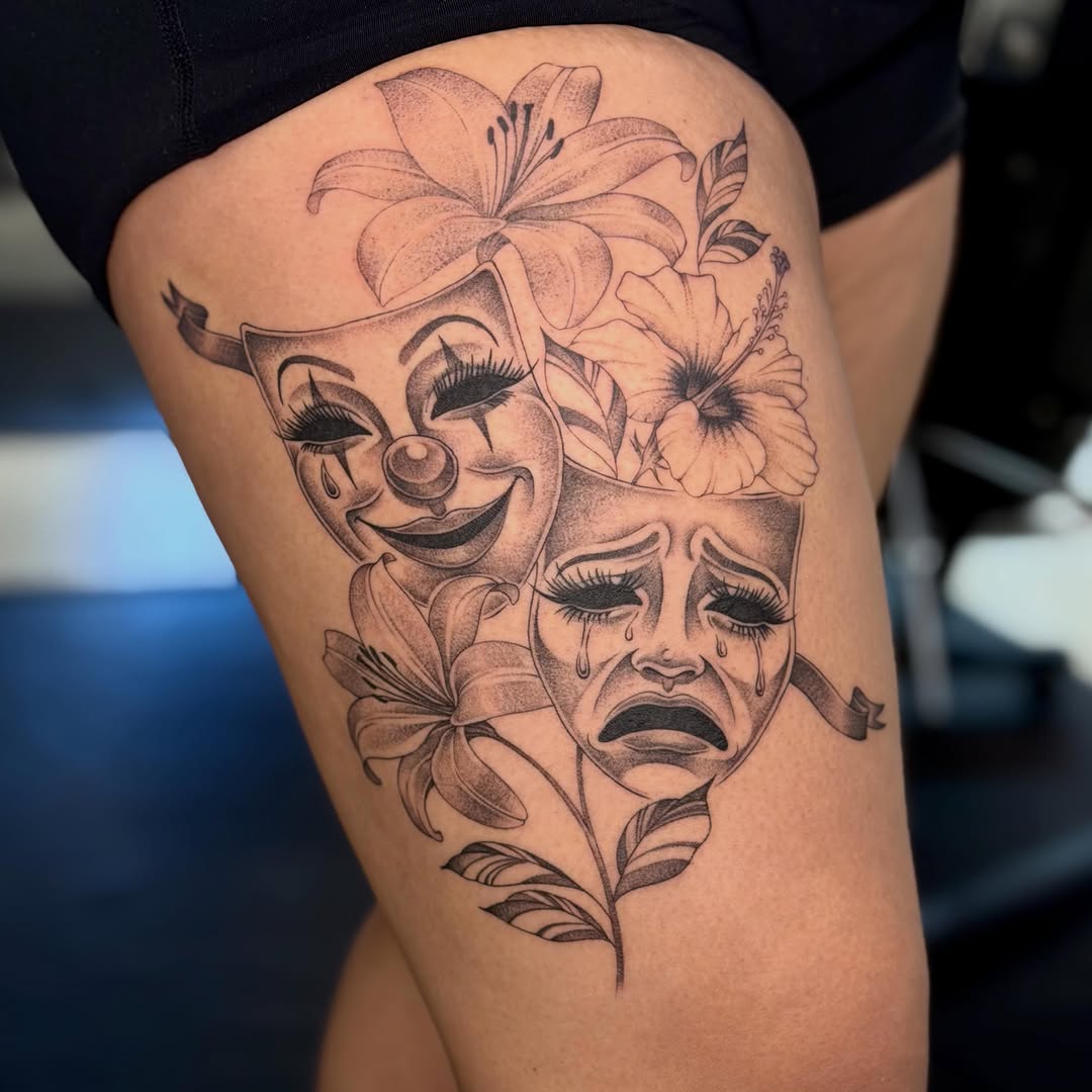 Tattoo by @gimilt.tattoos โ chicano, black_and_grey